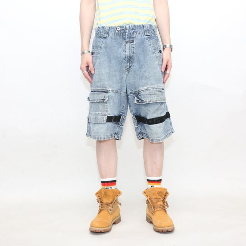 マリテフランソワ・ジルボー　デニムショーツ　シャトルパンツ 楽天市場】90s MARITE ＋ FRANCOIS GIRBAUD Denim Shuttle