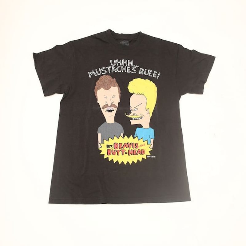 ビーバスアンドバットヘッド Tシャツ MTV | Blue