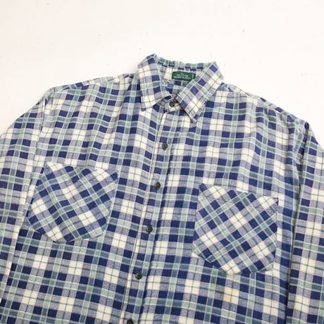 90's プリント フランネル シャツ Print Flannel Plaid Shirt