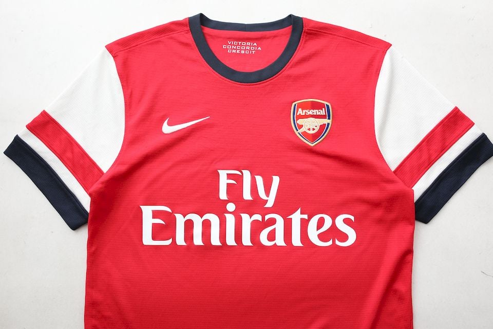 ナイキ アーセナル 12/13 サッカーユニフォーム ゲームシャツ NIKE Arsenal ...