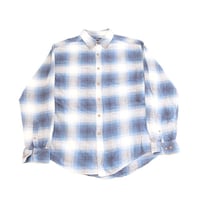 オンブレチェック ネルシャツ Ombre Checkered Flannel L/S Shirt#