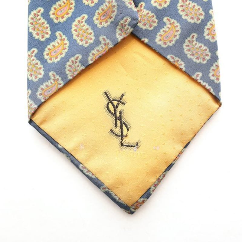 イヴサンローラン ネクタイ Yves Saint Laurent Tie # | Blue イヴサンローラン ネクタイ Yves Saint Laurent Tie # | Blue
