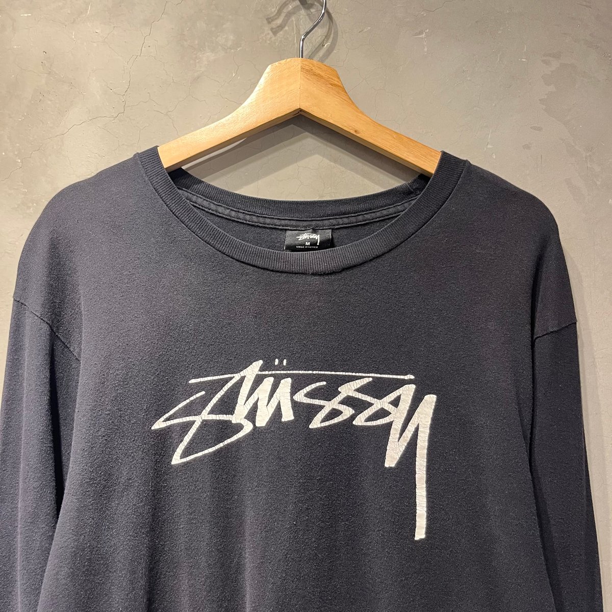 大人気【STUSSY】ユニセックス☆ロングスリーブ Tシャツ ステューシー ロングスリーブ Tシャツ Stussy L/S T-Shirt | Blue