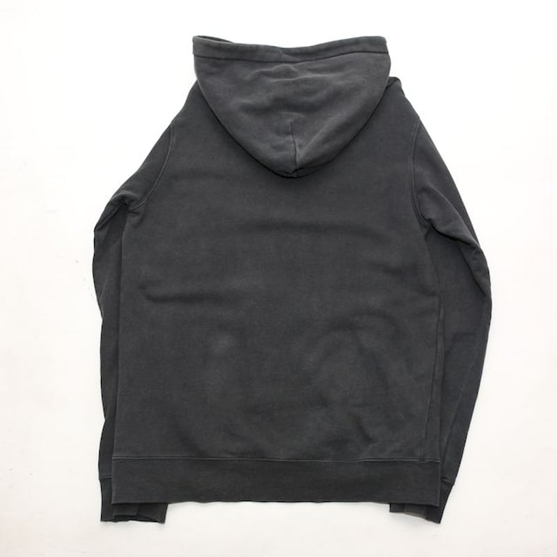 【希少】stussy ステューシー　デカロゴ　センター　グレー　L　スウェット STUSSY - 希少 STUSSY ステューシー パーカー グレー S 両面ロゴ