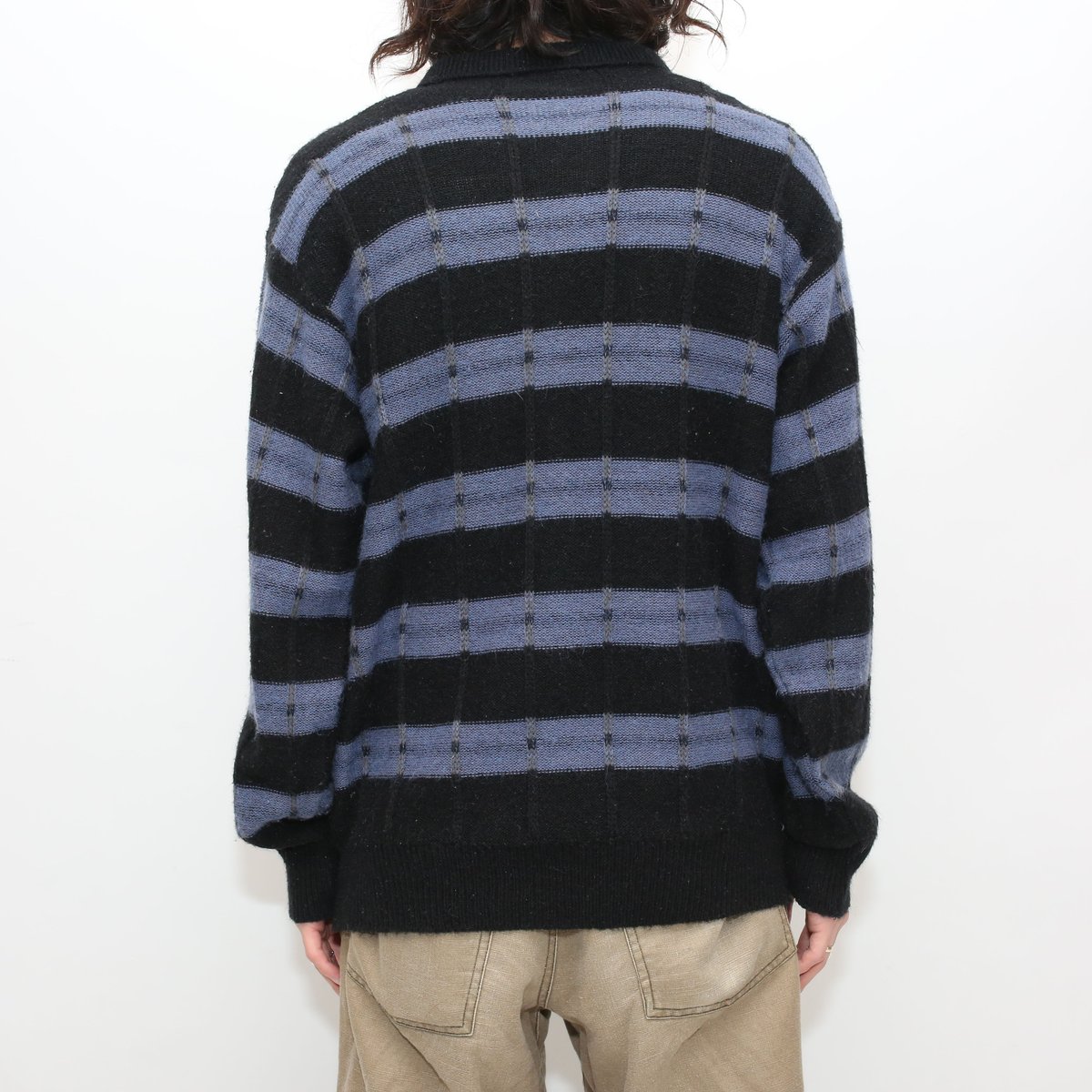 超高品質販売中 Badway Mulch Border knit polo ポロシャツ Lサイズ
