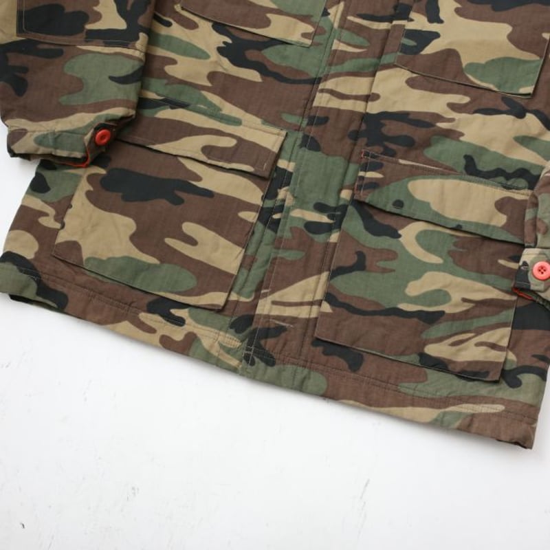 90s ステューシー カモフラ ジャケット Stussy Outdoor BDU Battin...