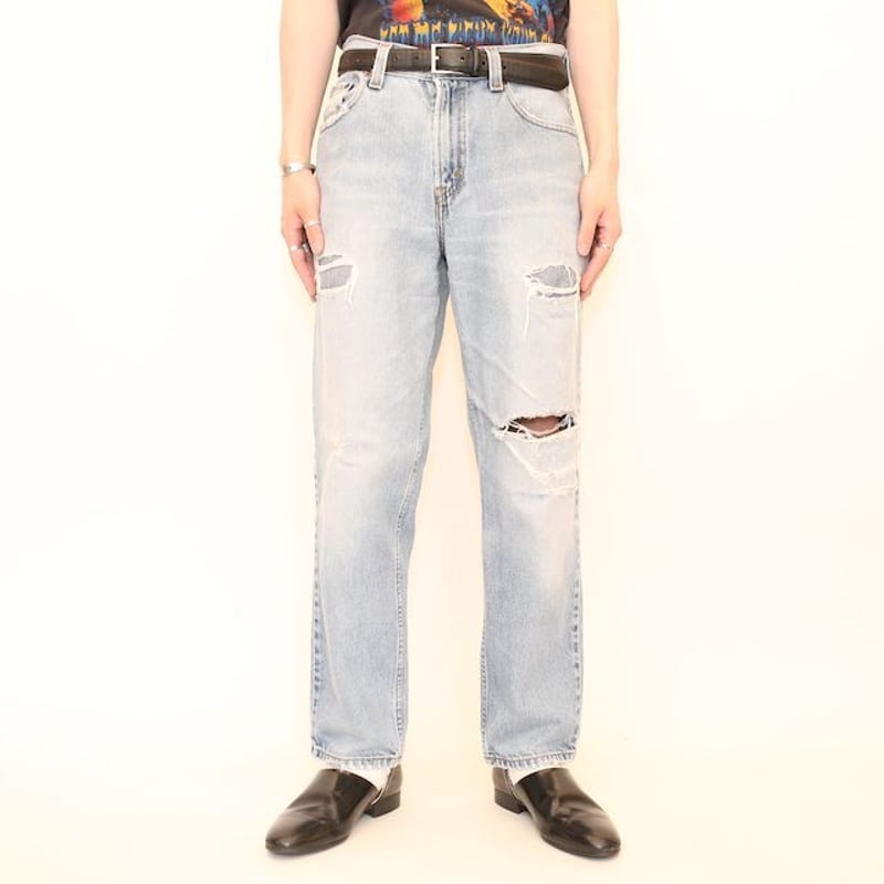 リーバイス　Levis 560 ダメージデニム　デニム　オーバーサイズ リーバイスLevis 560 ダメージデニムデニムオーバーサイズ