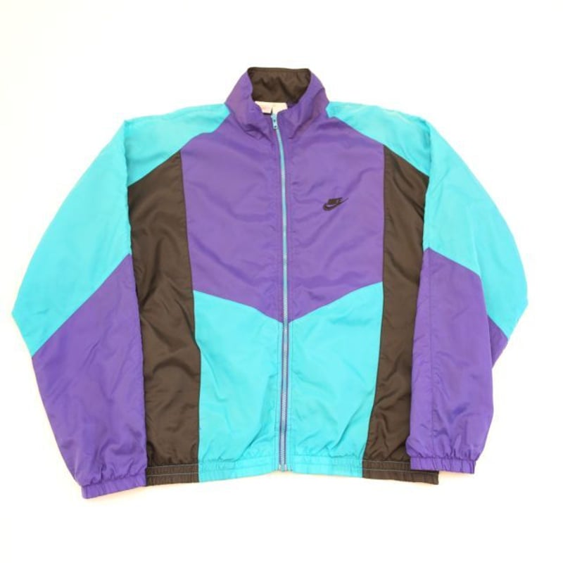 90s ナイキ ナイロンジャケット Nike Nylon Zip Jacket | Blue 90s ナイキ ナイロンジャケット Nike Nylon Zip Jacket | Blue