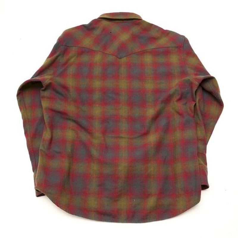 ペンドルトン ウールチェック ウエスタンシャツ Pendleton# | Blue ペンドルトン ウールチェック ウエスタンシャツ Pendleton# | Blue