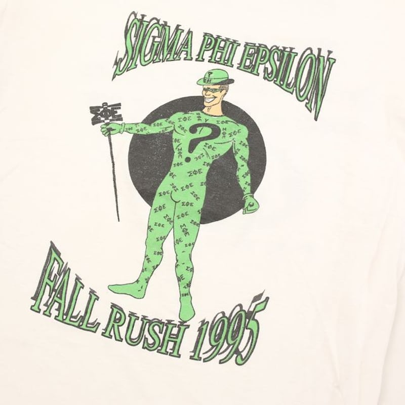 90s バットマンフォーエバー リドラー Tシャツ Bat Man Riddler # | Blue