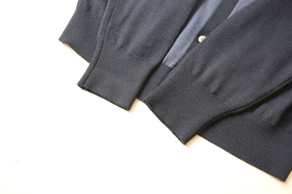 【新品】アクアスキュータム Aquascutum ウールカーディガン AO58 アクアスキュータム カーディガン Aquascutum Cardigan# | Blue