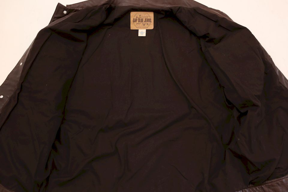 オールドギャップ レザー トラッカージャケット Old Gap Brown Leather