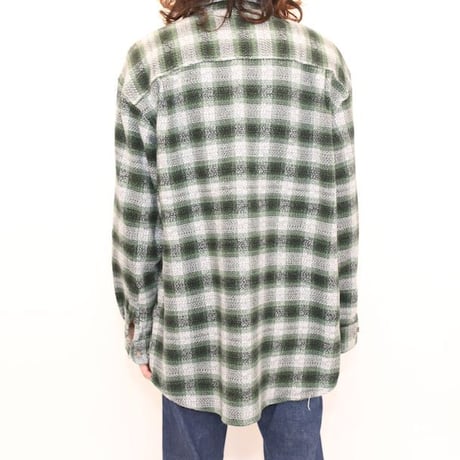 アウトドア オンブレチェック ネルシャツ Outdoor Ombre Checkered Flannel Shirt
