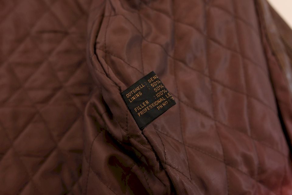 ブラウン ラムレザー ジャケット A-2 Brown Lamb Leather Bomber