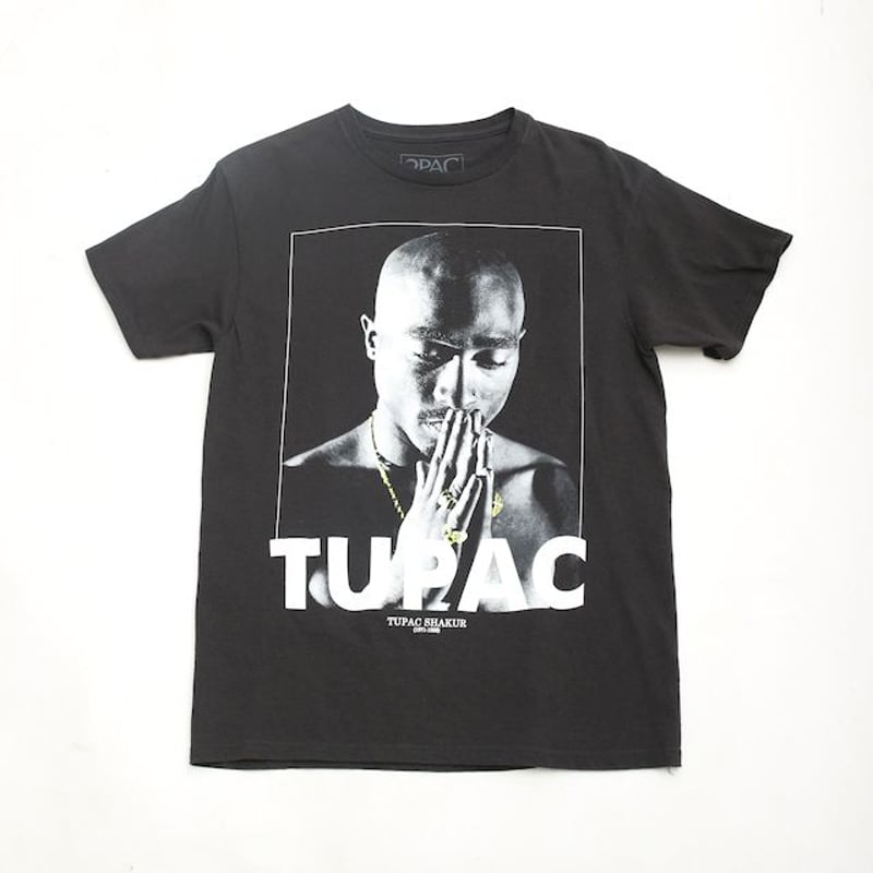 2PAC ラッパー Tシャツ HIPHOP T-shirt # | Blue 2PAC ラッパー Tシャツ HIPHOP T-shirt # | Blue