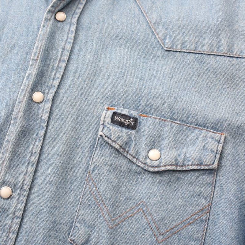 ラングラー ウエスタン デニムシャツ Wrangler Western Denim L ラングラー ウエスタン デニムシャツ Wrangler Western Denim L