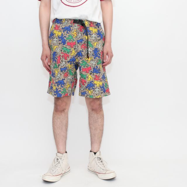 美品✩GRAMICCI × Keith Haring ショートパンツ Gramicci Keith Haring Short Pants | Blue