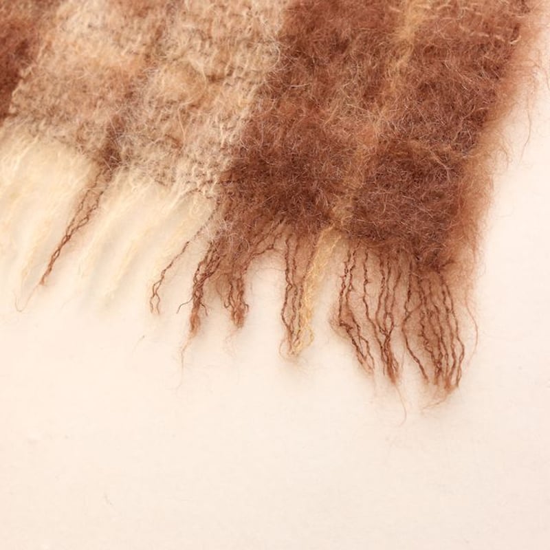 モヘア マフラー Vintage Mohair Muffler# | Blue モヘア マフラー Vintage Mohair Muffler# | Blue