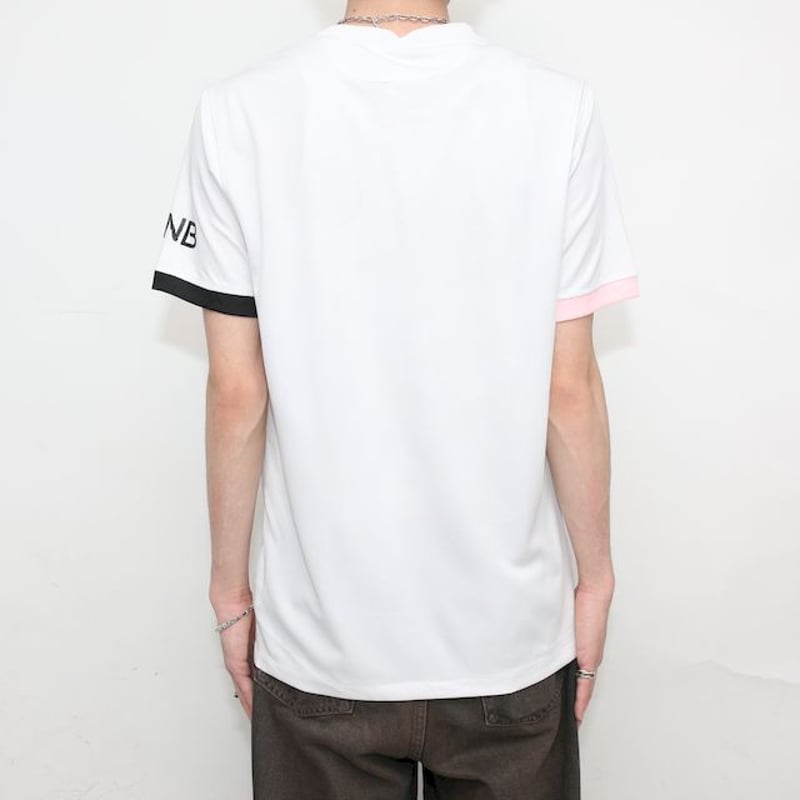 美品 ハニ着用 NIKE off-white ゲームシャツ サッカー y2k 【公式通販】