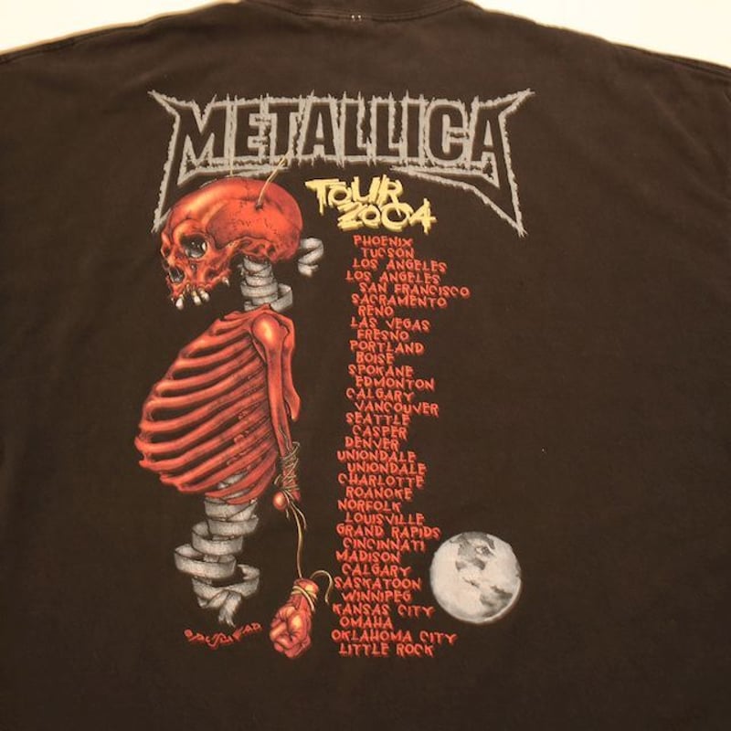METALLICA 2004 st.anger  tシャツ