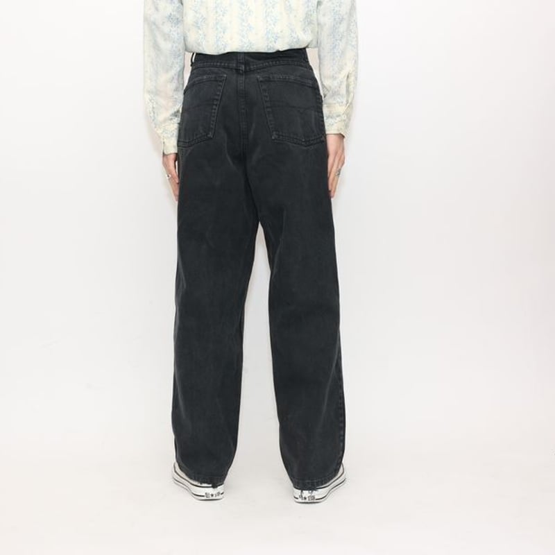 anchor blue black denim w33×L30 後染めbuggy anchor blue black denim w33×L30 後染めbuggy