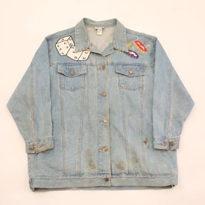 remake denim laundry bagy→jacket