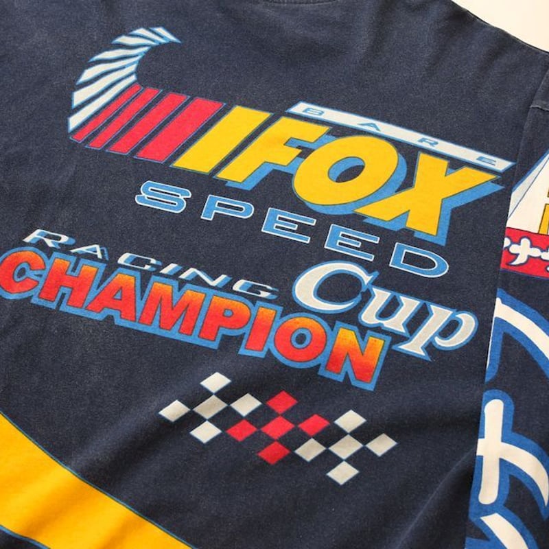 レーシング ロングスリーブ Tシャツ ロンT Fox Speed Racing | Blue