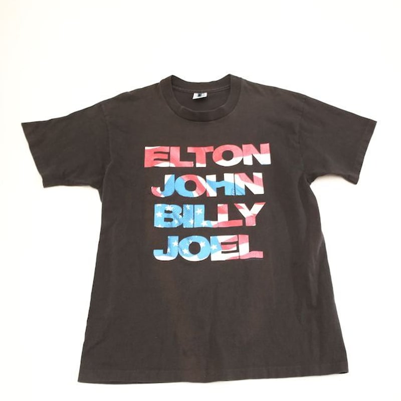 エルトンジョン ビリージョエル バンドTシャツ Elton John Billy Joel