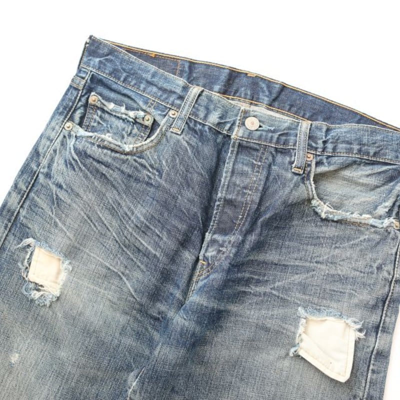 リーバイス501 クラッシュデニム Levi's 501 Damage | Blue リーバイス501 クラッシュデニム Levi's 501 Damage | Blue