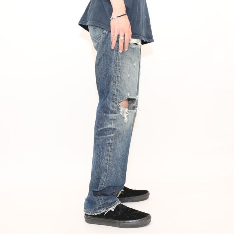 リーバイス501 クラッシュデニム Levi's 501 Damage | Blue リーバイス501 クラッシュデニム Levi's 501 Damage | Blue