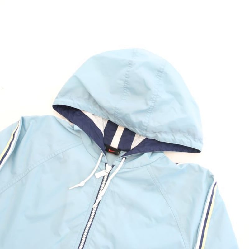 90s ナイキ アノラックパーカー Nike Nylon Anorak Jacket | Blue 90s ナイキ アノラックパーカー Nike Nylon Anorak Jacket | Blue