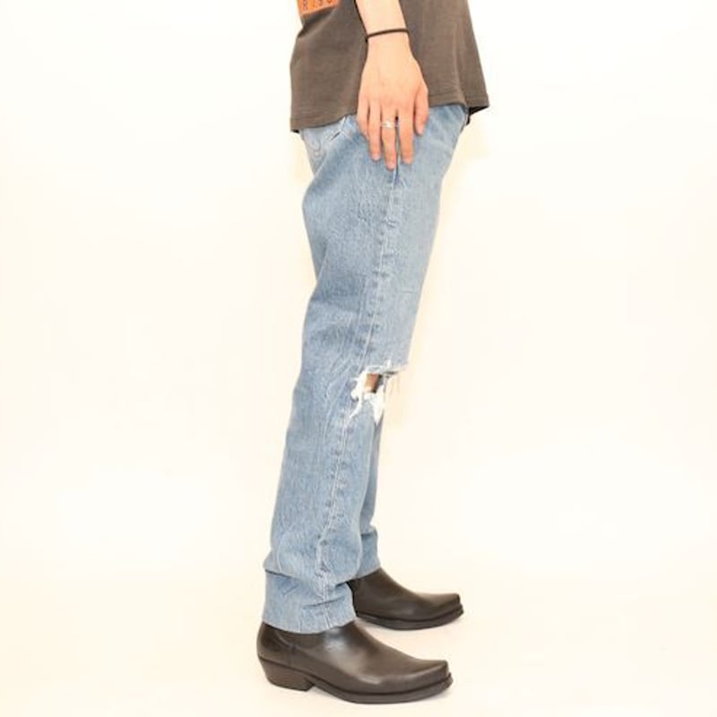 Levi's × BEAMS 501CT ダメージデニム looponline_mc58152
