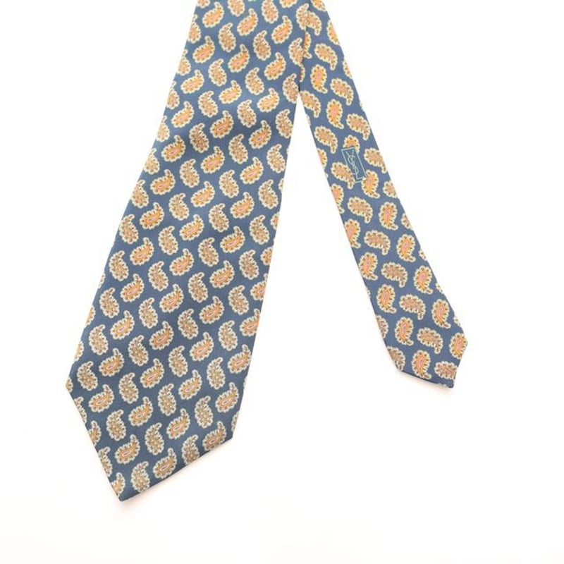 イヴサンローラン ネクタイ Yves Saint Laurent Tie # | Blue イヴサンローラン ネクタイ Yves Saint Laurent Tie # | Blue