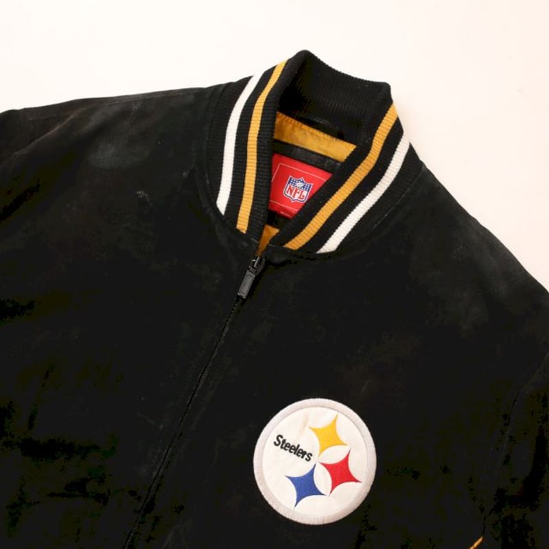 スティーラーズ バーシティジャケット NFL Steelers All Leather Var...