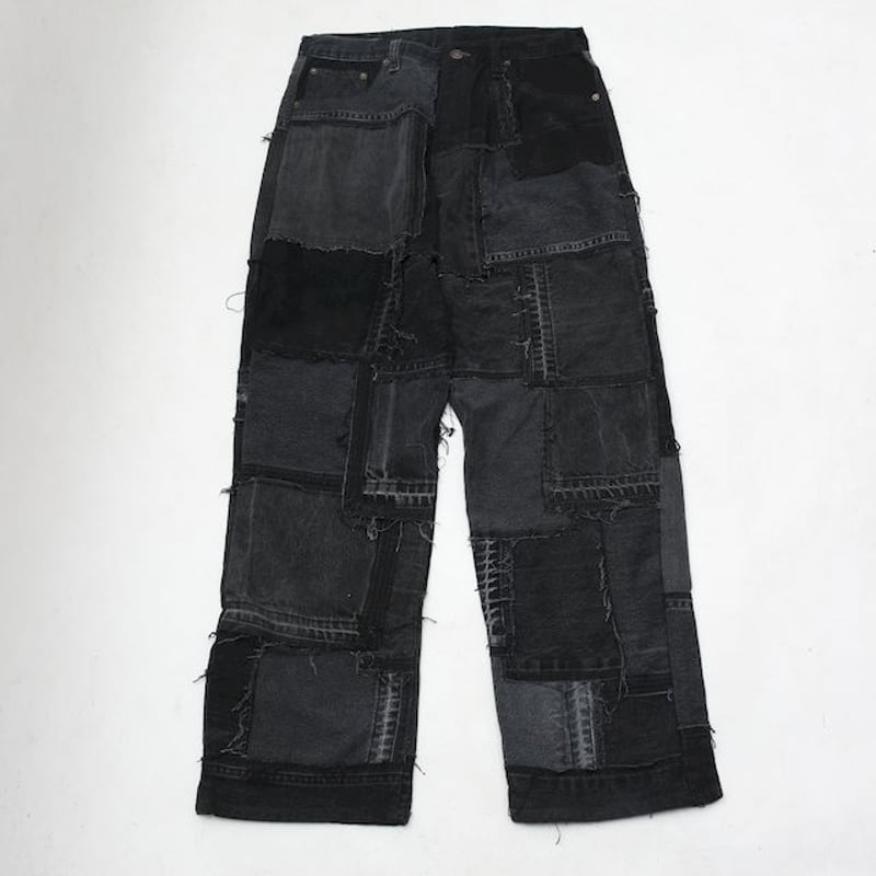 リーバイス パッチワーク リメイク デニムパンツ Levi's Patchwork Remak...