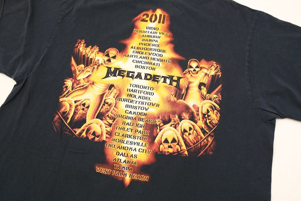 MEGADETH 97年 来日公演 Tシャツ ①