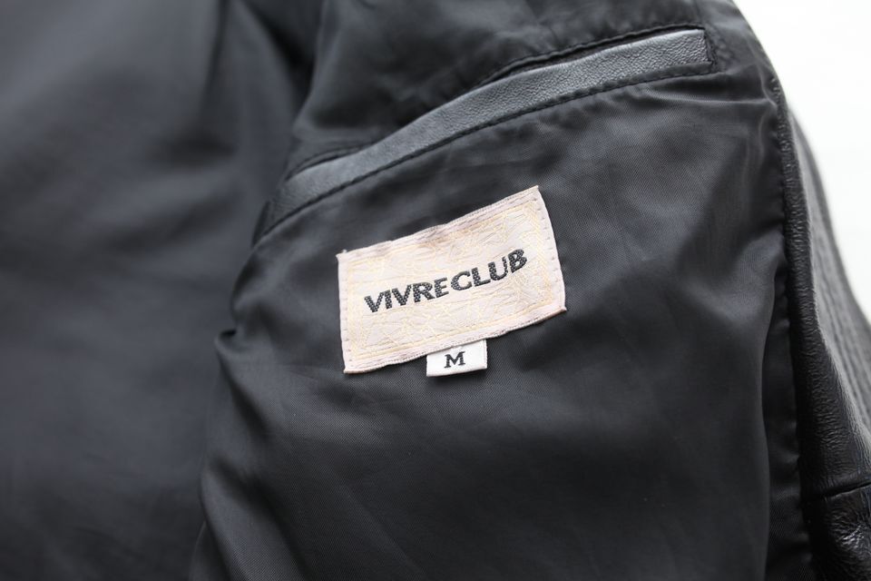 KA古着vivreclub☆美品☆本革☆leather bomber jacket