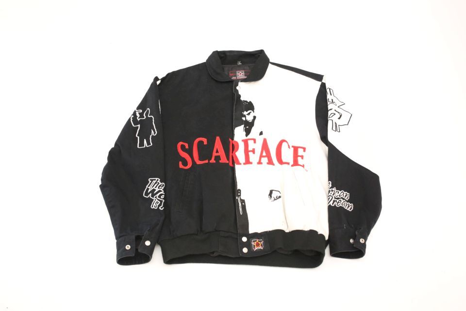 90s スカーフェイス ジャケット JH Design Scarface Racing Jacket