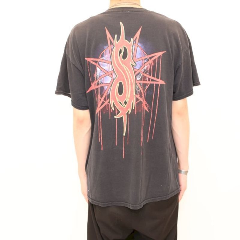 slipknot Tシャツ SLIPKNOT スリップノット Tシャツ バンドTシャツ ブラック RADIO