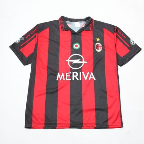 03-04 ルイコスタ ACミラン サッカーユニフォーム サッカーシャツ ゲームシャツ AC Milan Game Shirt