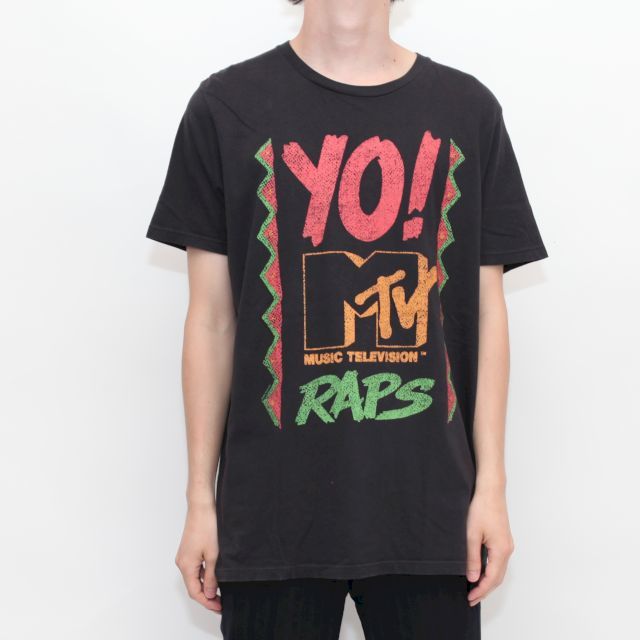 90s YO! RAP! Tシャツ MTV HIPHOP RAPTEES 希少着丈72cm