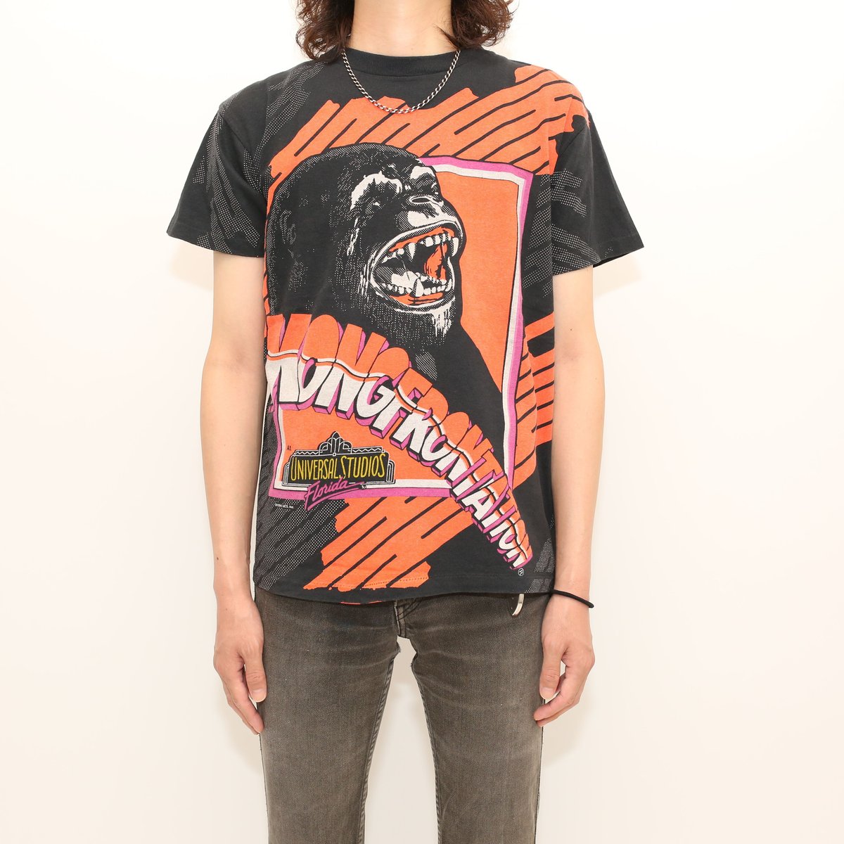 90s キングコング 映画 Tシャツ King Kong Kong Frontation#