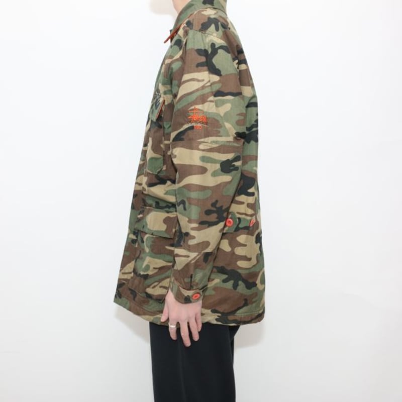 90s ステューシー カモフラ ジャケット Stussy Outdoor BDU 90s ステューシー カモフラ ジャケット Stussy Outdoor BDU
