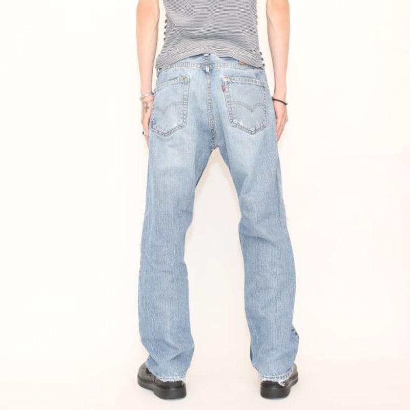 リーバイス 505 ダメージ デニム Levi's505 Denim Pants | Blue