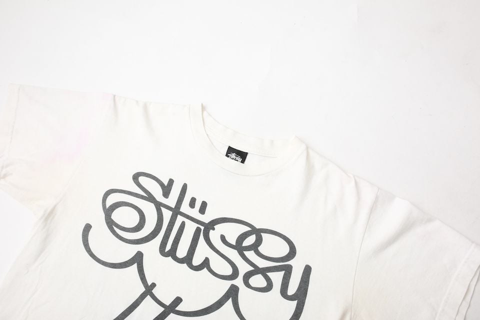 Stussy ロゴTシャツ STUSSY(ステューシー) 90's~00's center logo ロゴ Tシャツ 紺