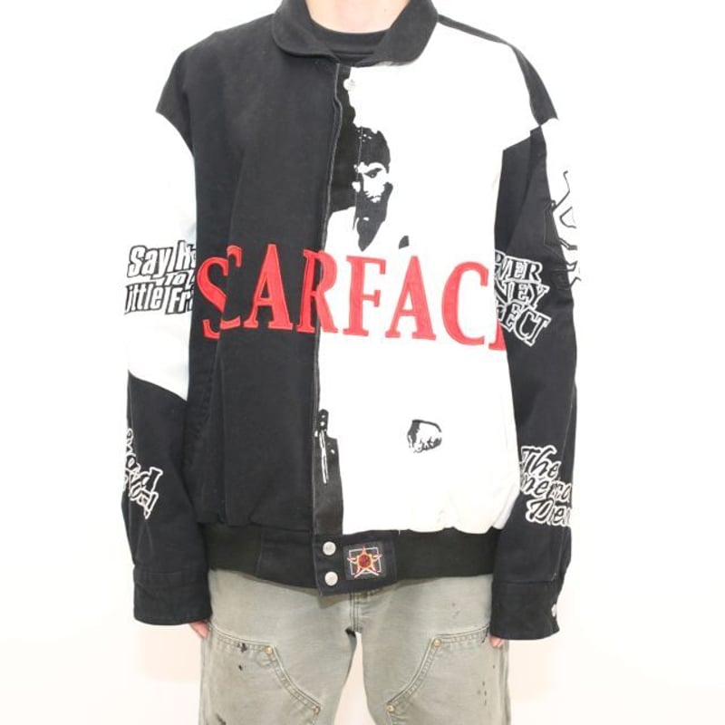 90s スカーフェイス ジャケット JH Design Scarface Racing Jac 90s スカーフェイス ジャケット JH Design Scarface Racing Jac