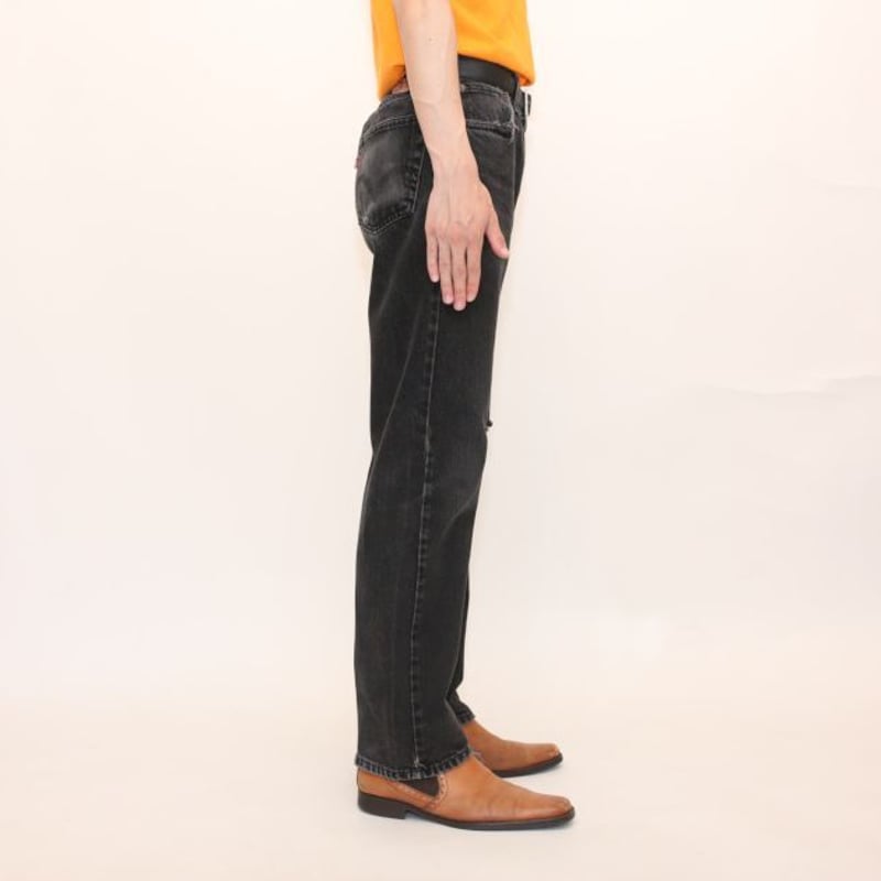 リーバイス 505 ブラック ダメージデニム Levi's 505 Black リーバイス 505 ブラック ダメージデニム Levi's 505 Black