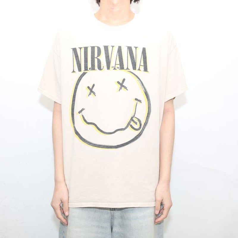 ニルヴァーナ バンド Tシャツ Nirvana Music T-Shirt# | Blue ニルヴァーナ バンド Tシャツ Nirvana Music T-Shirt# | Blue