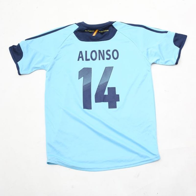 スペイン代表　シャビアロンソ　2010年モデル　ユニフォーム スペイン代表 シャビアロンソ サッカーシャツ・ビンテージ
