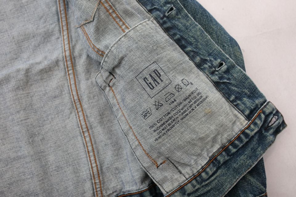 【ギャップブルージーンズ】GAP Blue genesレザージャケット 古着 90年代 ギャップ GAP BLUE JEANS ブルージーンズ Gジャン